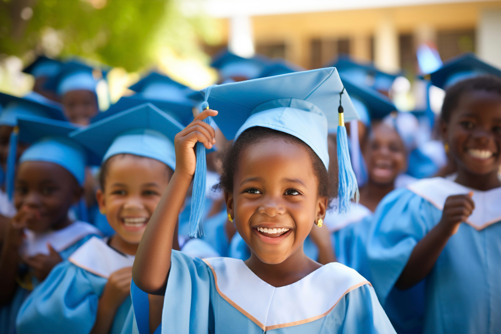 Élèves du Groupe Scolaire Socle d'Avenir